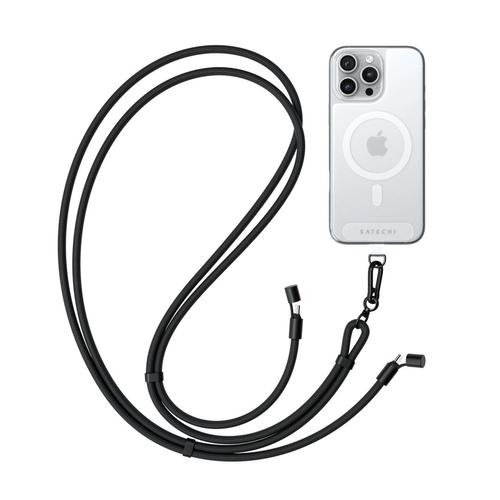 Cablu de date Satechi OntheGo Crossbody 1,5m USB-C, 60 W, ST-LOTGLK (Negru)