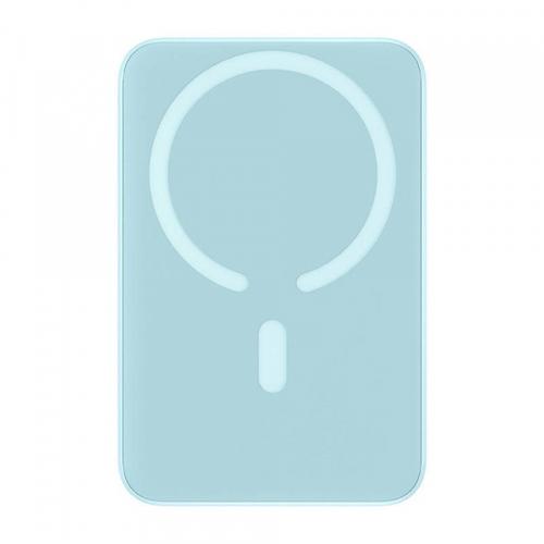 Baterie Externa Wireless Baseus Magnetic Mini, 10000mAh, 20W, PD + FQI, 1 x QI - 1 x USB-C, PPCX110103 (Albastru) 1 Baterie Externa Wireless Baseus Magnetic Mini, 10000mAh, 20W, PD + FQI, 1 x QI - 1 x USB-C, PPCX110103 (Albastru)