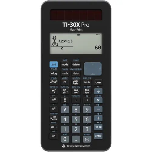 Calculator stiintific avansat Texas Instruments TI-30X PRO MathPrint, afisaj MultiView™ cu 4 linii 1 Calculator stiintific avansat Texas Instruments TI-30X PRO MathPrint, afisaj MultiView™ cu 4 linii
