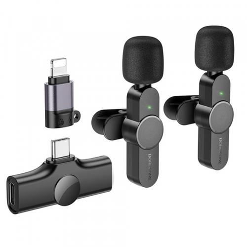 Lavaliera Borofone BFK12 Trophy, USB-C / Lightning, Set 2 bucati, Negru 1 Lavaliera Borofone BFK12 Trophy, USB-C / Lightning, Set 2 bucati, Negru