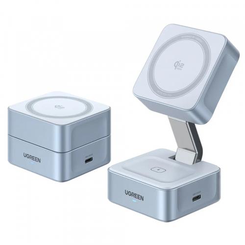 Incarcator Wireless UGREEN W752 2in1, 35W, 3A, 1 x USB-C (Albastru) 1 Incarcator Wireless UGREEN W752 2in1, 35W, 3A, 1 x USB-C (Albastru)