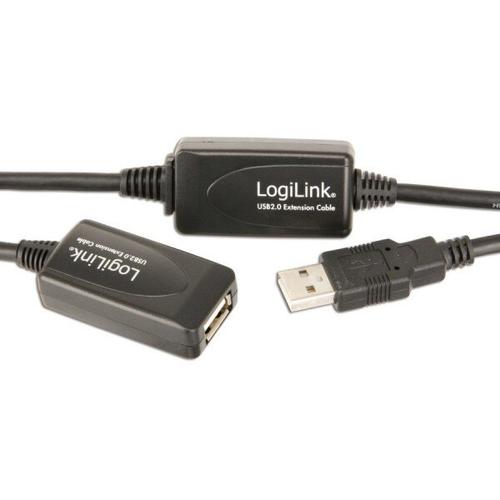 Cablu de conectare LogiLink, USB 2.0, 5m, Negru 1 Cablu de conectare LogiLink, USB 2.0, 5m, Negru