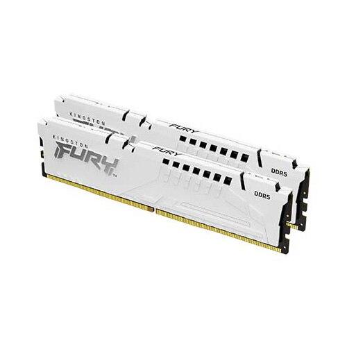 Memorii Kingston FURY Beast White 32GB(2x16GB) DDR5, 5600MT/s, CL40
