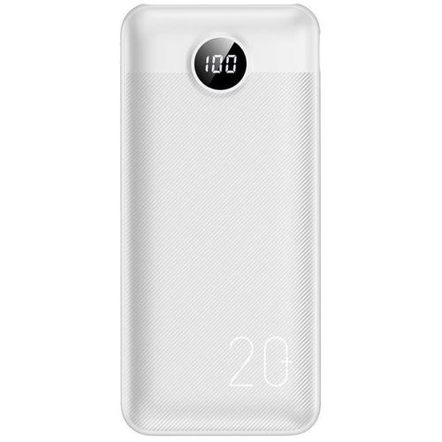 Baterie externa VEGER L20S, 20000 mAh, 2x USB, 1x USB-C (Alb)