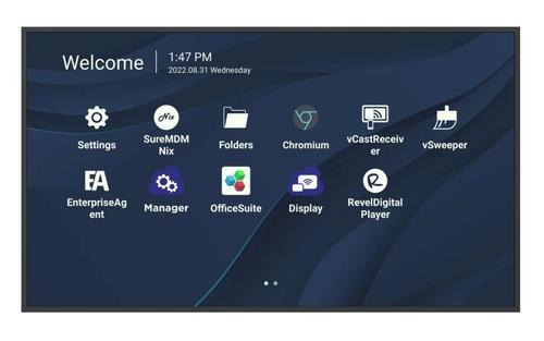 Ecran Profesional TFT LCD LED ViewSonic 65inch CDE6530, UHD (3840 x 2160), HDMI, WiFi, Boxe (Negru)