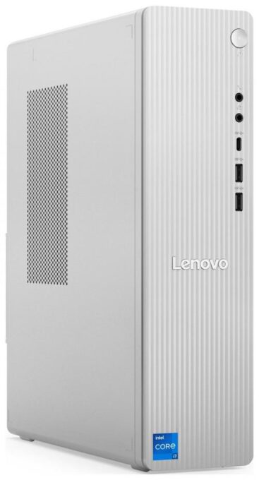 Calculator Sistem PC Lenovo IdeaCentre Tower 08IRR9, Procesor Intel Core i5-14400, 10 cores, 4.7GHz, 20MB, 16GB DDR5, 1TB SSD, Intel UHD Graphics 730, No OS
