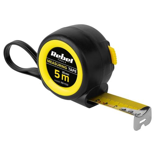 Ruleta metalica 25mm 5m Rebel RB-1133