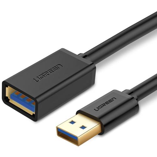 Cablu prelungitor USB UGREEN, USB 3.0, 1.5m, Negru