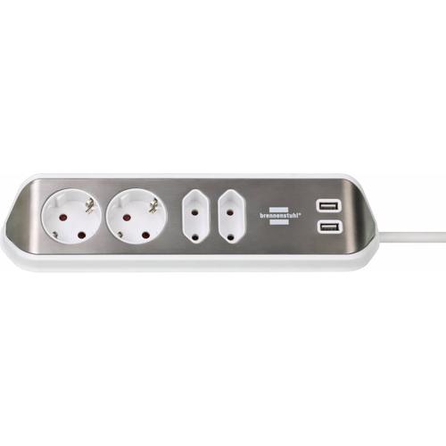 Priza multipla desktop, 4P, 2M, USB 1 Priza multipla desktop, 4P, 2M, USB