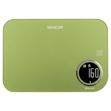 Cantar de bucatarie Sencor S-SKS7070GG, Smart, Bluetooth (Verde)
