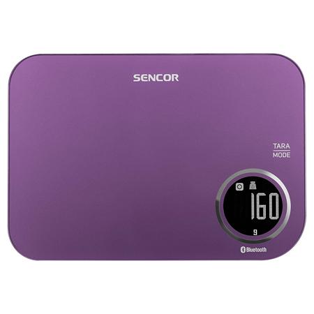 Cantar de bucatarie Sencor S-SKS7073VT, Smart, Bluetooth (Mov)
