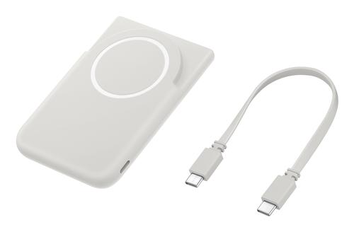 Acumulator extern magnetic wireless Samsung EB-U2500XJEGWW, 5000 mAh, Wireless 15 W, USB Type-C (Gri) 1 Acumulator extern magnetic wireless Samsung EB-U2500XJEGWW, 5000 mAh, Wireless 15 W, USB Type-C (Gri)