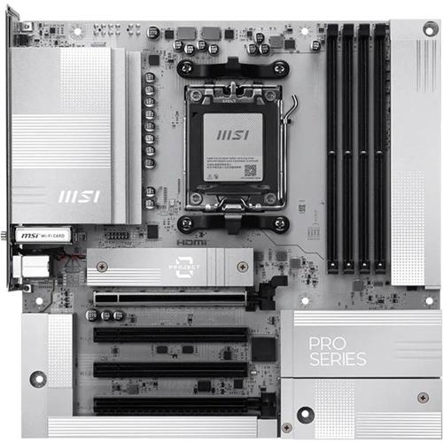 Placa de baza MSI PRO B850M-A WIFI PZ,  AMD B850, AM5, DDR5, mATX
