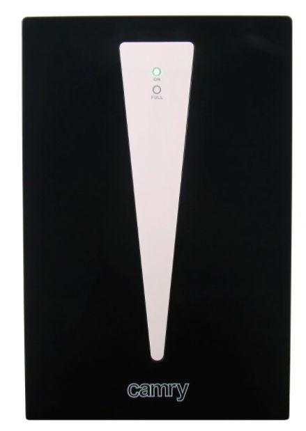 Dezumidificator Camry CR7903, 100 W, 750 ml/zi, 1.5 L, Recomandat pentru incaperi de pana la 30 mp, Oprire Automata (Negru/Alb)