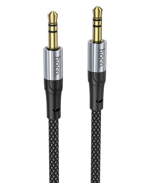 Cablu Audio 3.5mm - 3.5mm HOCO UPA26, 1m, Negru