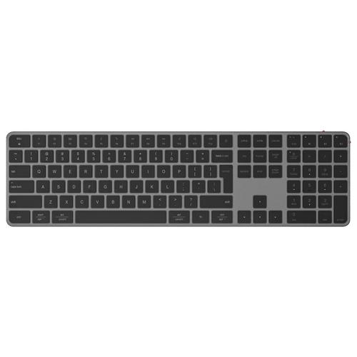 Tastaura office wireless Meetion K230MW, 150 h, Multimedia, 2.4G, 300mAh, 421 x 117 x 12 mm, Negru/Argintiu