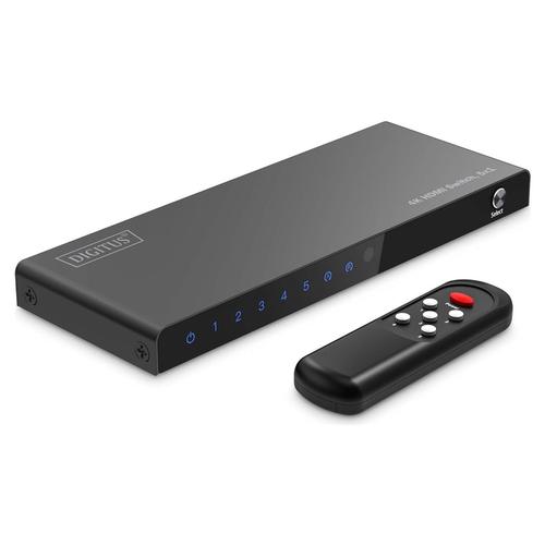 Switch HDMI 8K Digitus DS-55334, 5 x HDMI, Negru