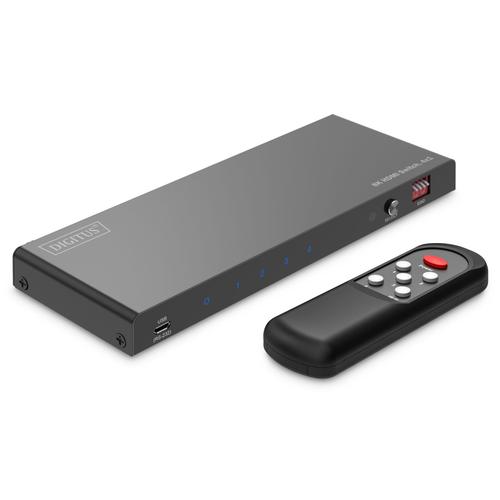 Switch HDMI 8K Digitus DS-55335, 282221, 5 x HDMI, Negru