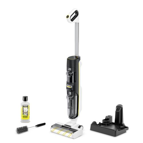 Aspirator vertical cu spalare Karcher FCV 4 Natural N, 180W, 45 min (Alb/Negru)