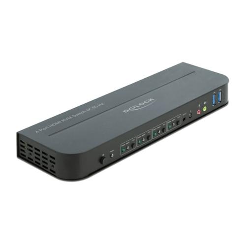 Switch KVM, Delock, HDMI, Negru