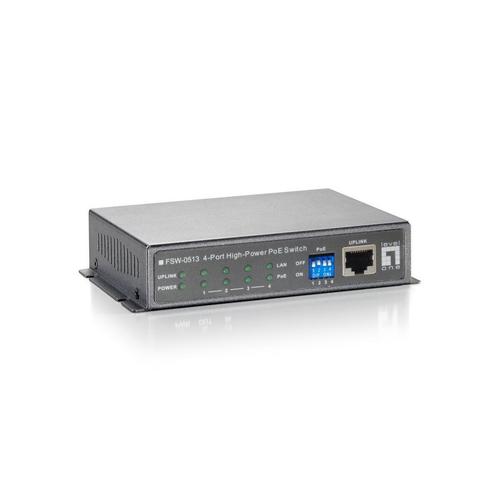 Switch LevelOne FSW-0513, 4 porturi, PoE 1 Switch LevelOne FSW-0513, 4 porturi, PoE