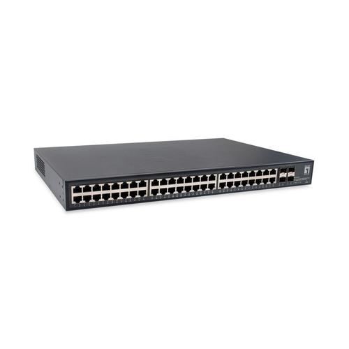 Switch LevelOne GTU-5211, 48 porturi, Negru 1 Switch LevelOne GTU-5211, 48 porturi, Negru