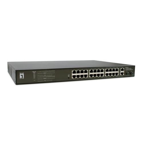 Switch LevelOne GEP-2821, 24 porturi, PoE 1 Switch LevelOne GEP-2821, 24 porturi, PoE