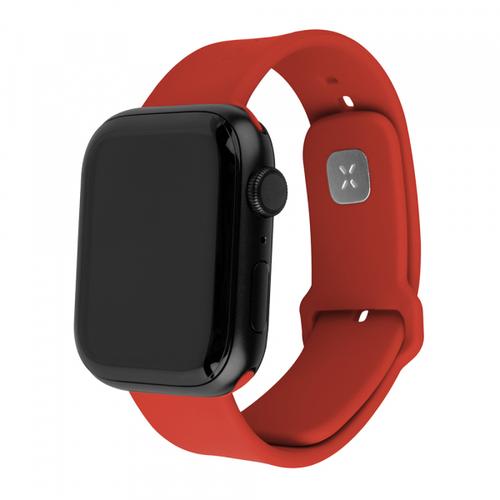 Curea Fixed Silicone Sporty pentru Apple Watch 42mm / 41mm / 40mm / 38mm Series, Rosu
