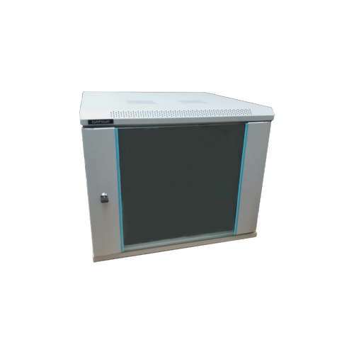 Rack 6U 600x600 DATEUP RAL 7035, montare pe perete, usa din sticla, panouri laterale detasabile si securizate, dezasamblat 1 Rack 6U 600x600 DATEUP RAL 7035, montare pe perete, usa din sticla, panouri laterale detasabile si securizate, dezasamblat