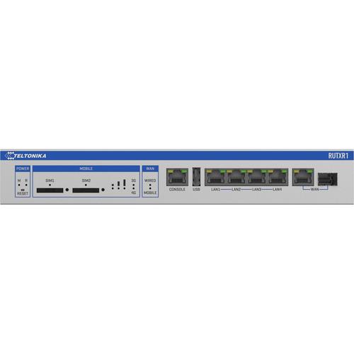 Router industrial 4G LTE Teltonika RUTXR1, dual SIM, porturi Gigabit Ethernet, IP30 1 Router industrial 4G LTE Teltonika RUTXR1, dual SIM, porturi Gigabit Ethernet, IP30