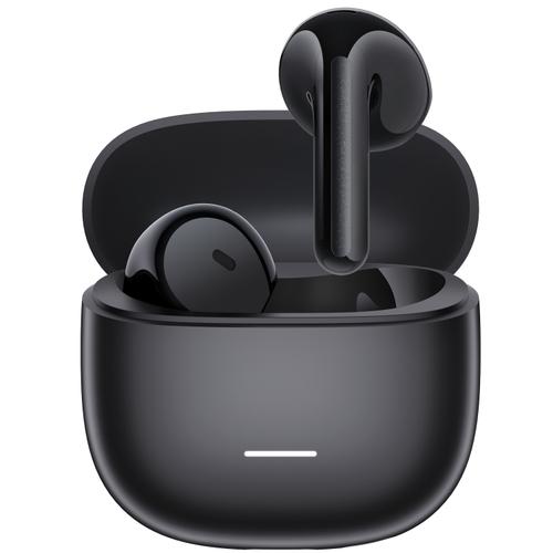 Casti True Wireless Semi In-Ear Xiaomi Redmi Buds 8 Active, Bluetooth, Microfon dual cu reducere zgomot AI, Google Fast Pair, IP54 (Negru)