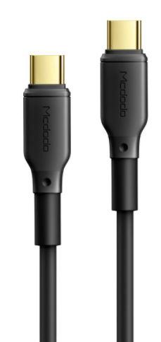 Cablu de date Mcdodo Black Series CA-8351, USB Type-C - USB Type-C, 5 A, 1.2 m, 100 W, PD (Negru)