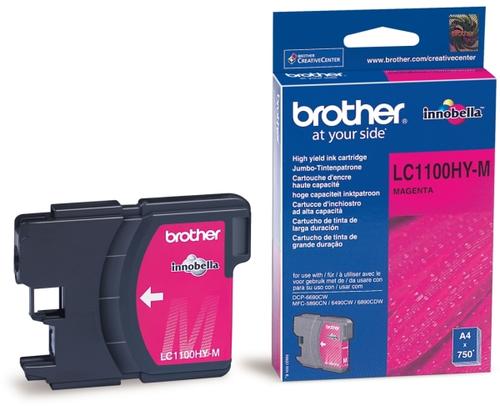 Cartus cerneala Brother LC1100HYM (Magenta - de mare capacitate)