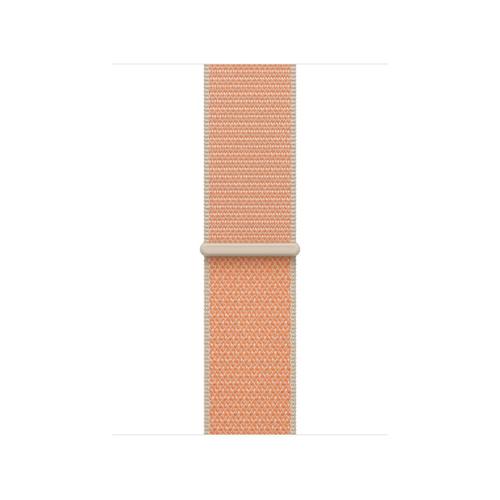 Curea Smartwath Apple MHYR4ZM/A pentru Watch 42mm, Sport Loop (Portocaliu deschis)
