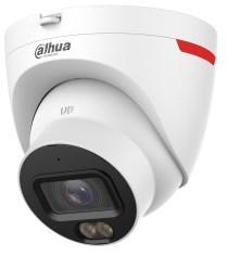 Camera supraveghere video exterior dome IP Dahua IPC-HDW2649T-S-LED-0280B-PRO, 6MP, 2.8mm, LED alb 30m, microfon, slot card SD, PoE, IP67