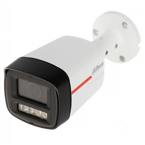 Camera supraveghere exterior IP Dahua WizSense IPC-HFW2649TL-S-PRO, 6 MP, 3.6 mm, lumina calda 50 m, microfon, slot card, PoE