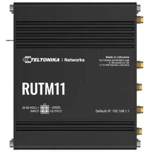 Router wireless Teltonika RUTM11 4G LTE, 4 porturi Gigabit RJ45, Wi-Fi dual band