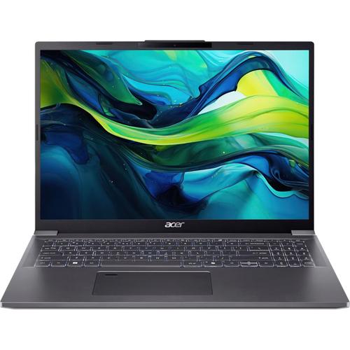 Laptop Acer Aspire 16 A16-71M (Procesor Intel® Core™ Ultra 5 115U (10M Cache, up to 4.20 GHz) 16inch WUXGA IPS, 16GB LPDDR5X, 512GB SSD, Intel Integrated Graphics, Gri)