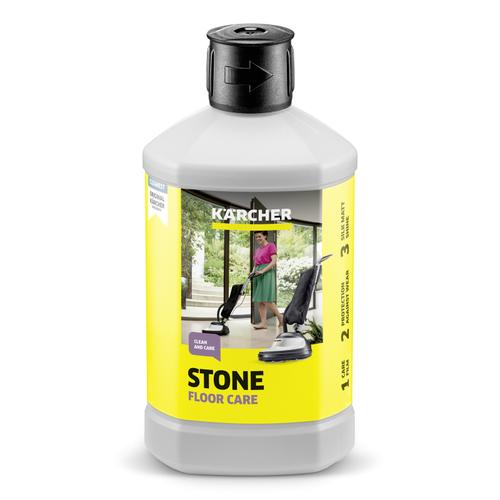 Solutie pentru ingrijirea podelei din piatra mata/linoleum/PVC, Karcher 6.295-776.0, 1l