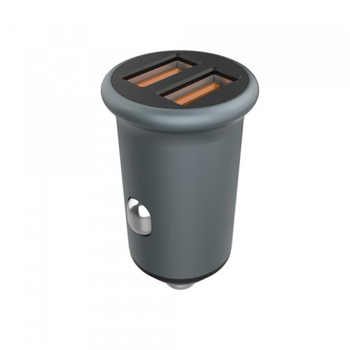 Incarcator Auto ColorWay, 36W, 3A, 2 x USB-A (Gri)