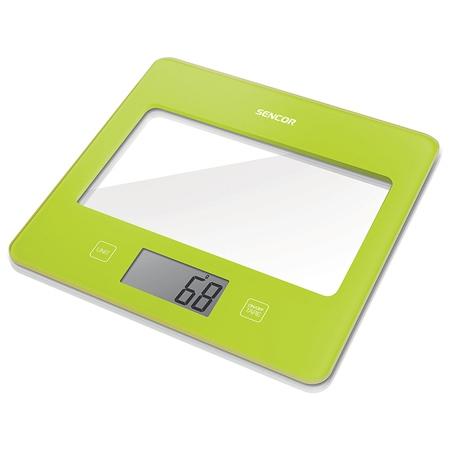 Cantar de bucatarie SENCOR SKS5031GR, sticla, maxim 5 kg (Verde) 1 Cantar de bucatarie SENCOR SKS5031GR, sticla, maxim 5 kg (Verde)
