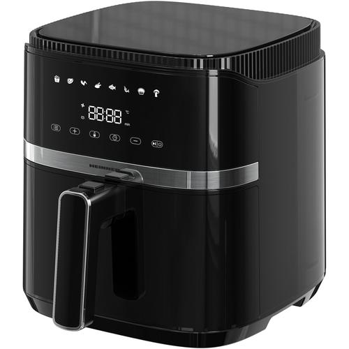 Friteuza cu aer cald HEINNER VARIETYFRY AIRFRYER HAF-B5BK1500, 1500w, capacitate: 5l, display digital cu control touch, timer 60 min, temperatura 80-200 grade, 8 programe presetate, suport teflonat detasabil, oprire automata, Negru 1 Friteuza cu aer cald HEINNER VARIETYFRY AIRFRYER HAF-B5BK1500, 1500w, capacitate: 5l, display digital cu control touch, timer 60 min, temperatura 80-200 grade, 8 programe presetate, suport teflonat detasabil, oprire automata, Negru