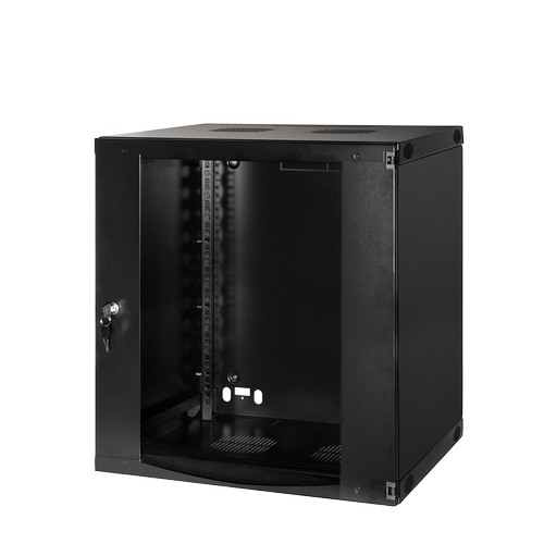 Cabinet metalic 19 inch Logilink 12U W12F64B, otel 1.2mm, sarcina maxima 30Kg, Negru