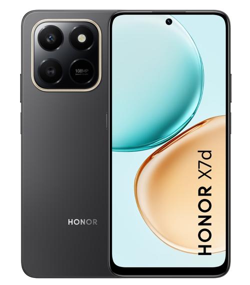 Telefon Mobil HONOR X7D, Procesor Octa-Core Qualcomm SM6225 Snapdragon 685, Ecran TFT LCD 6.77inch, 6GB RAM, 128GB Flash, Camera Duala 108 + AUX, Wi-Fi, 4G, Dual Sim, Android (Negru)