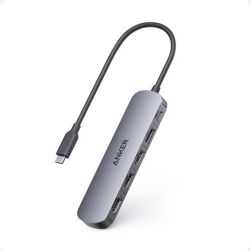 Hub Anker USB-C 5-in-1 A8357HA0, HDMI 4K@30Hz, PD 90W (Gri) 1 Hub Anker USB-C 5-in-1 A8357HA0, HDMI 4K@30Hz, PD 90W (Gri)