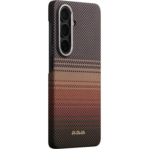 Carcasa Pitaka Edge cu MagSafe, Aramid, ultra-subtire, Sunset, pentru Samsung Galaxy S26 Plus (Portocaliu) 1 Carcasa Pitaka Edge cu MagSafe, Aramid, ultra-subtire, Sunset, pentru Samsung Galaxy S26 Plus (Portocaliu)