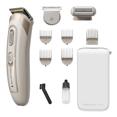 Aparat de tuns multifunctional Rowenta Trim & Style TN9154F0, autonomie 60 minute, lame titan, Crem 1 Aparat de tuns multifunctional Rowenta Trim & Style TN9154F0, autonomie 60 minute, lame titan, Crem