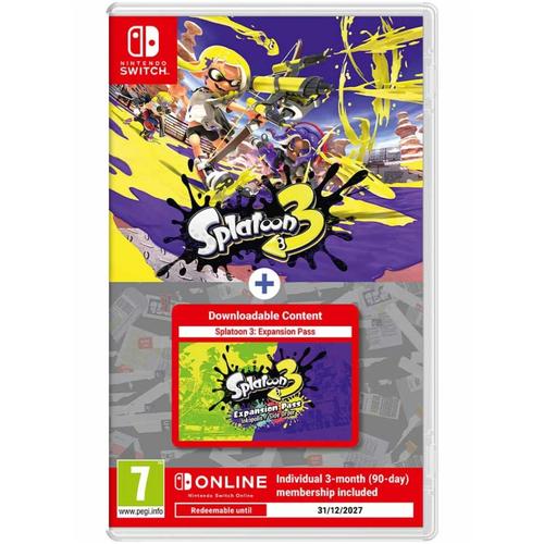 Joc Splatoon 3 + Splatoon 3 Expansion Pass + 3 luni abonament Nintendo Switch Online pentru Nintendo Switch