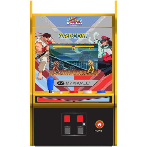 Consola portabila My Arcade Micro Player Pro 6.7inch Super Street Fighter II Portable Retro Arcade, 2 Jocuri