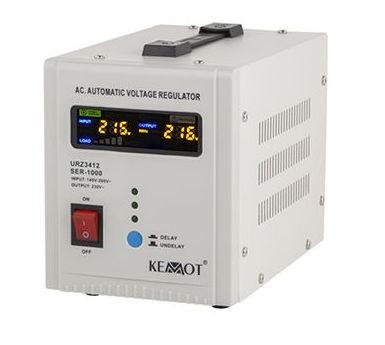 Stabilizator tensiune automat Kemot URZ3412, Precizie 5%, 1000VA (Alb) 1 Stabilizator tensiune automat Kemot URZ3412, Precizie 5%, 1000VA (Alb)